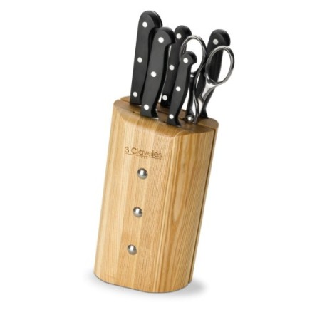 Ash Uniblock Cutlery Block