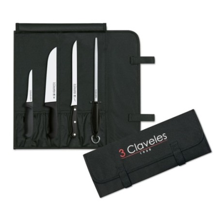 Case with Knives to cut ham
