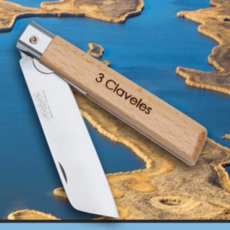 Pocket knife without tip and with blade lock Pocket knife without tip and with blade lock