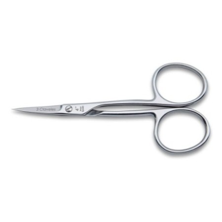 Stainless Steel Curved Nail Scissors for Left Hand with PVC Case - Tenartis  Made in Italy