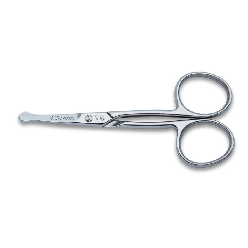 Stainless Steel Curved Baby Scissors forged 3 Claveles