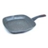 Poêle à griller 28 x 28 x 4,5 cm Grey Poêle à griller 28 x 28 x 4,5 cm Grey