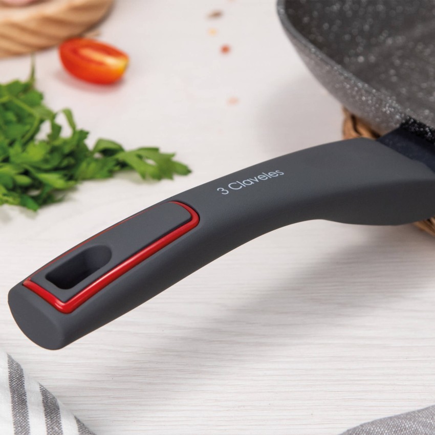 Poêle à griller 28 x 28 x 4,5 cm Grey