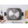 Grill 35,5 x 28,3 x 1,3 cm Grey Grill 35,5 x 28,3 x 1,3 cm Grey