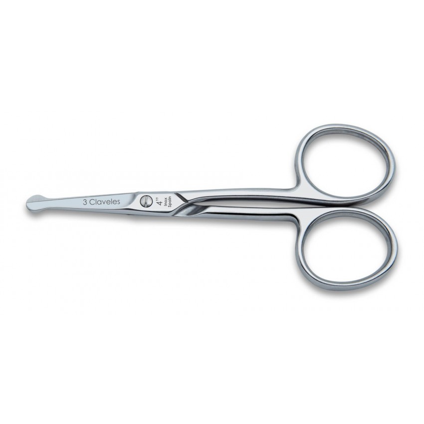 Satinless Steel Straight Nose, Ear & Eyebrow Scissors forged