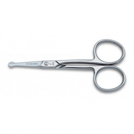 Satinless Steel Straight Nose, Ear & Eyebrow Scissors forged