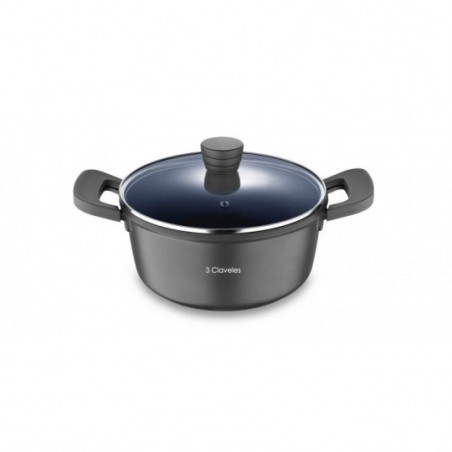 Cocotte avec couvercle Ø 20 cm. Dark