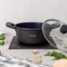 Cocotte avec couvercle Ø 24 cm. Dark Cocotte avec couvercle Ø 24 cm. Dark
