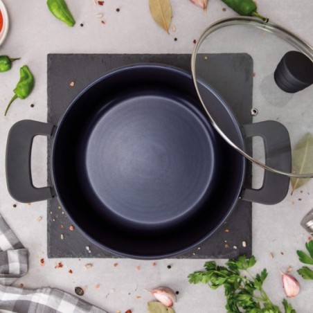 Cocotte avec couvercle Ø 24 cm. Dark Cocotte avec couvercle Ø 24 cm. Dark