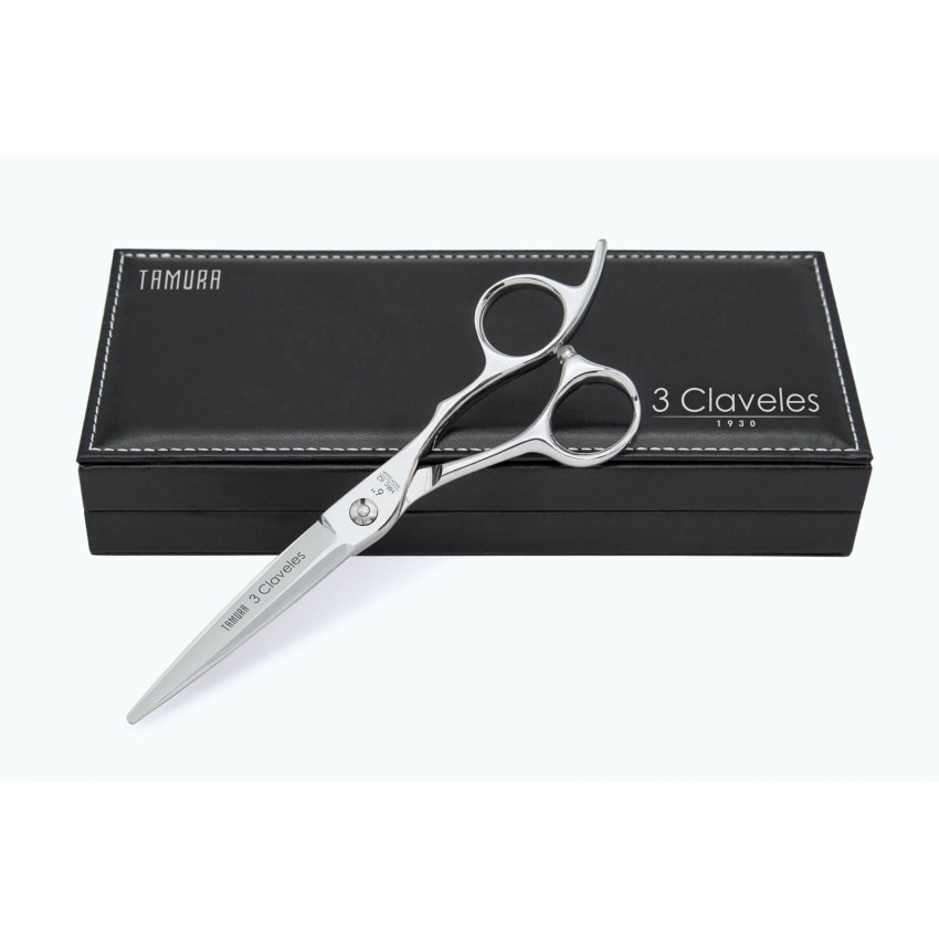 3 Claveles 17 Catalan Sewing Scissors - 12.7 Cm (5 Inch), Carbon Steel, Made In Spain