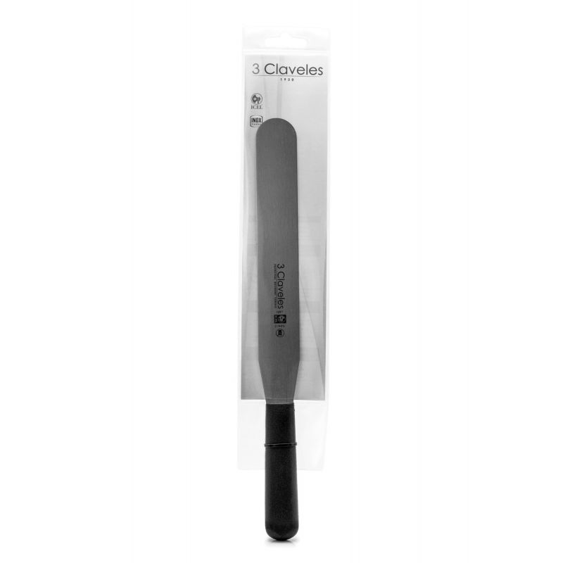 Espatula Recta 18 Cms De Acero Inoxidable 3 Claveles 1253 Espatula Recta 18 Cms De Acero Inoxidable 3 Claveles 1253