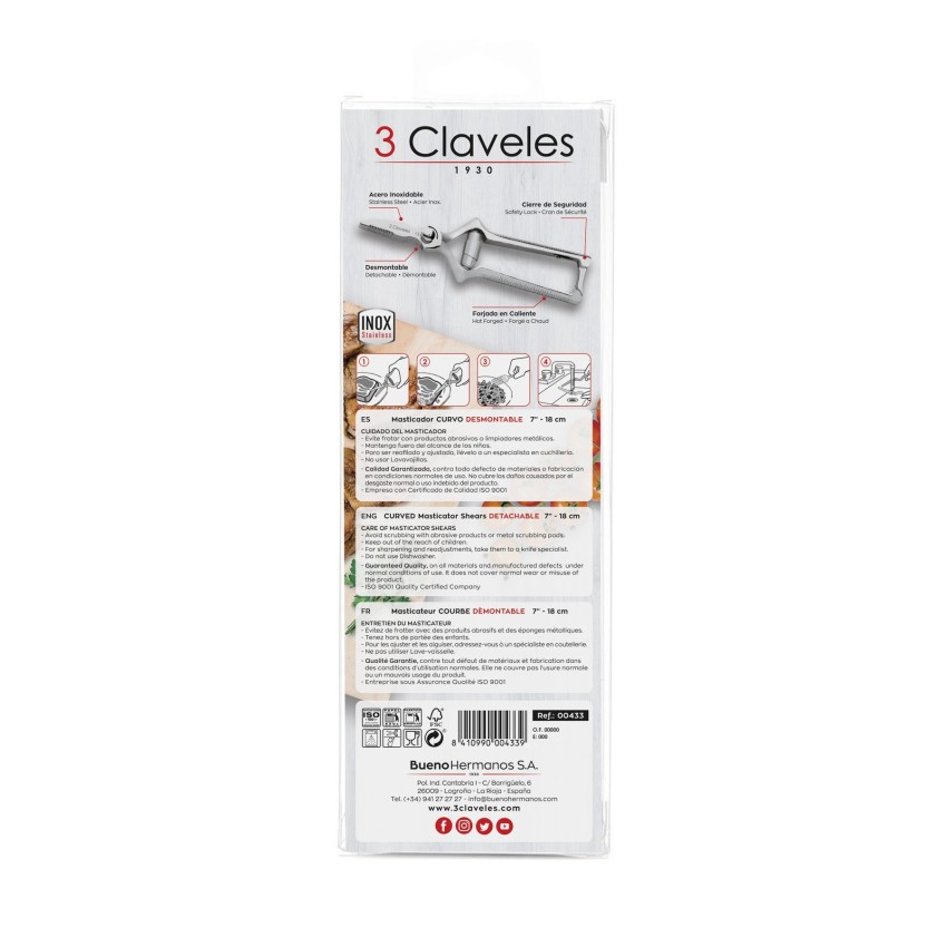 Curved Masticator Shears