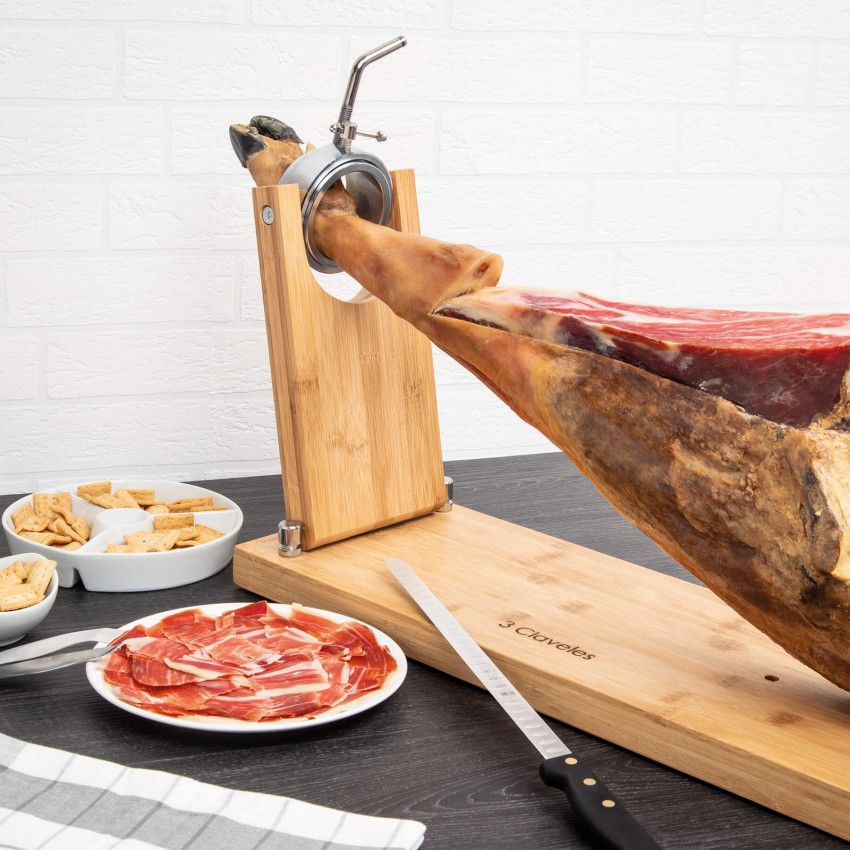 Cuchillo jamonero 3 claveles