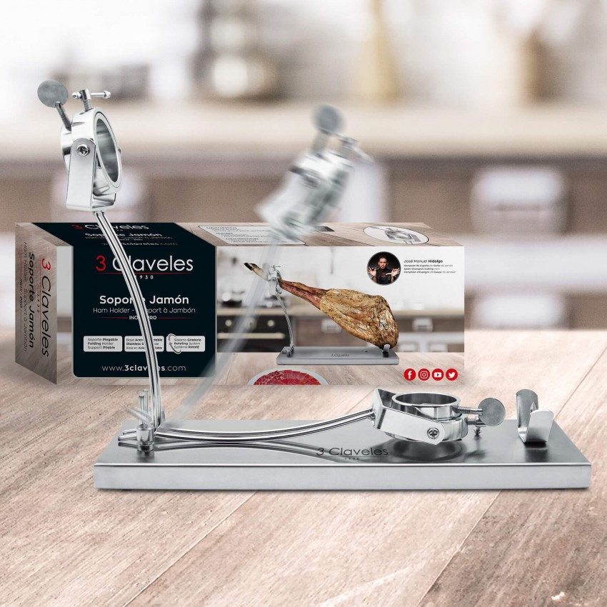 Support à Jambon Rotatif Pliant Pro