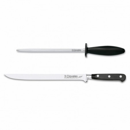 Set Cuchillo Jamonero Forgé y Chaira