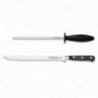 Set Couteau á Jambon Forgé et Fusil Set Couteau á Jambon Forgé et Fusil