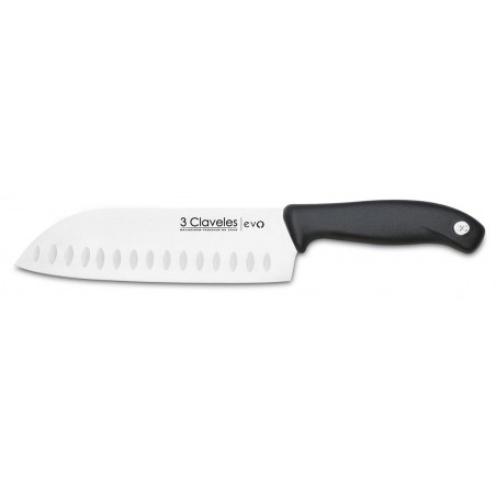 Evo Hollow Edge Santoku Knife