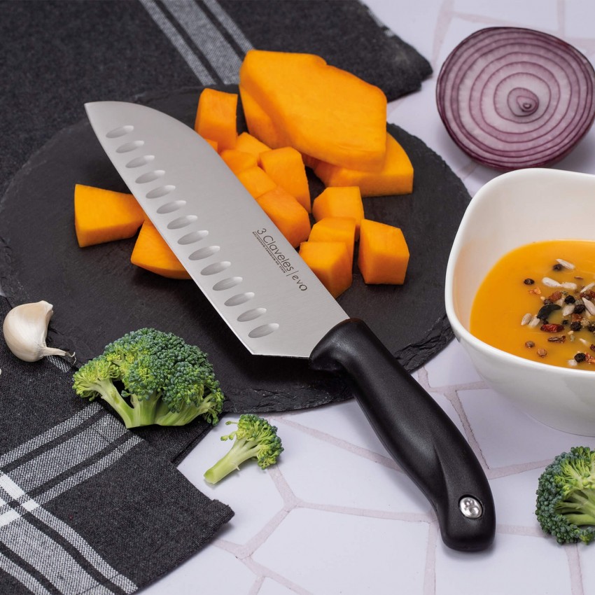 Couteau Santoku avec Alvéoles Evo