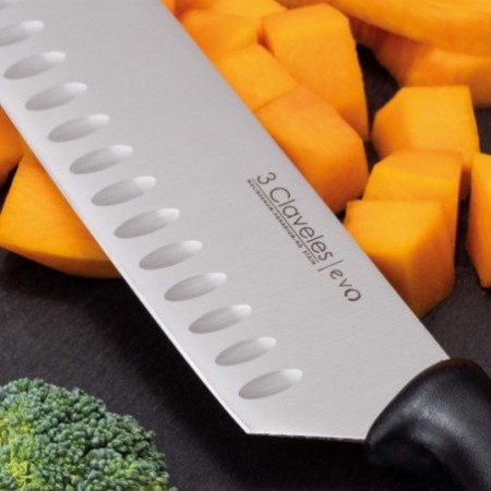 Couteau Santoku avec Alvéoles Evo