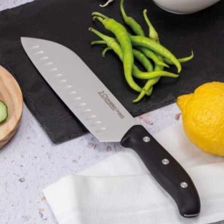 Couteau Santoku avec Alvéoles Domvs