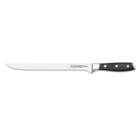 Cuchillo jamonero 3 Claveles profesional 29 cm. - Aragonia