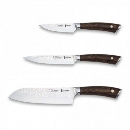 Set 3 Sakura Knives