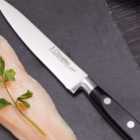  3 Claveles Cuchillo de cocina profesional Kimura cuchillo muy  ligero utensilios de cocina muy duraderos 13cm-5 hoja : Hogar y Cocina