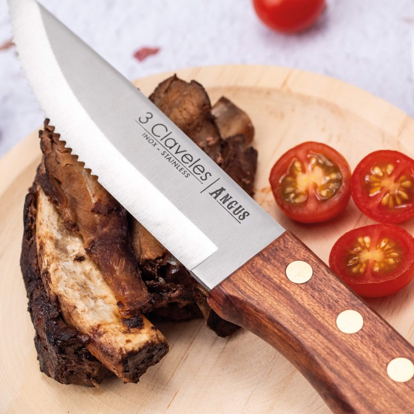 Couteau à steak et tomate 4 1/4 noir - Couteau à steak