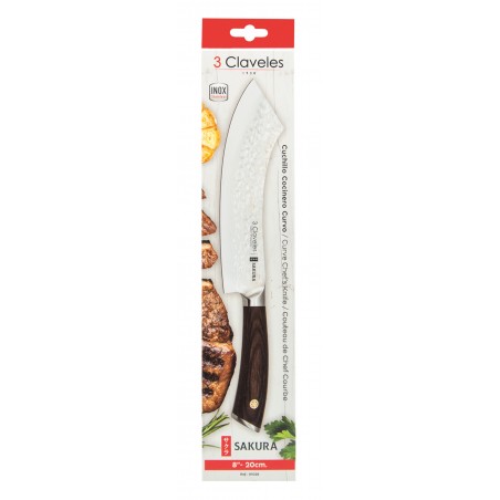Cuchillo Cocinero Curvo Sakura Cuchillo Cocinero Curvo Sakura