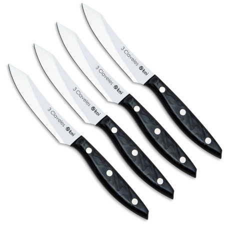 Set 4 Cuchillos Chuleteros Koi