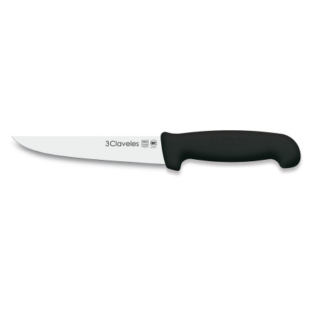 Wide Boning Knife black