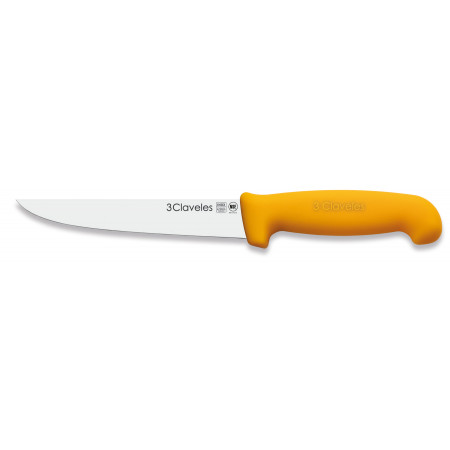 Wide Boning Knife yellow