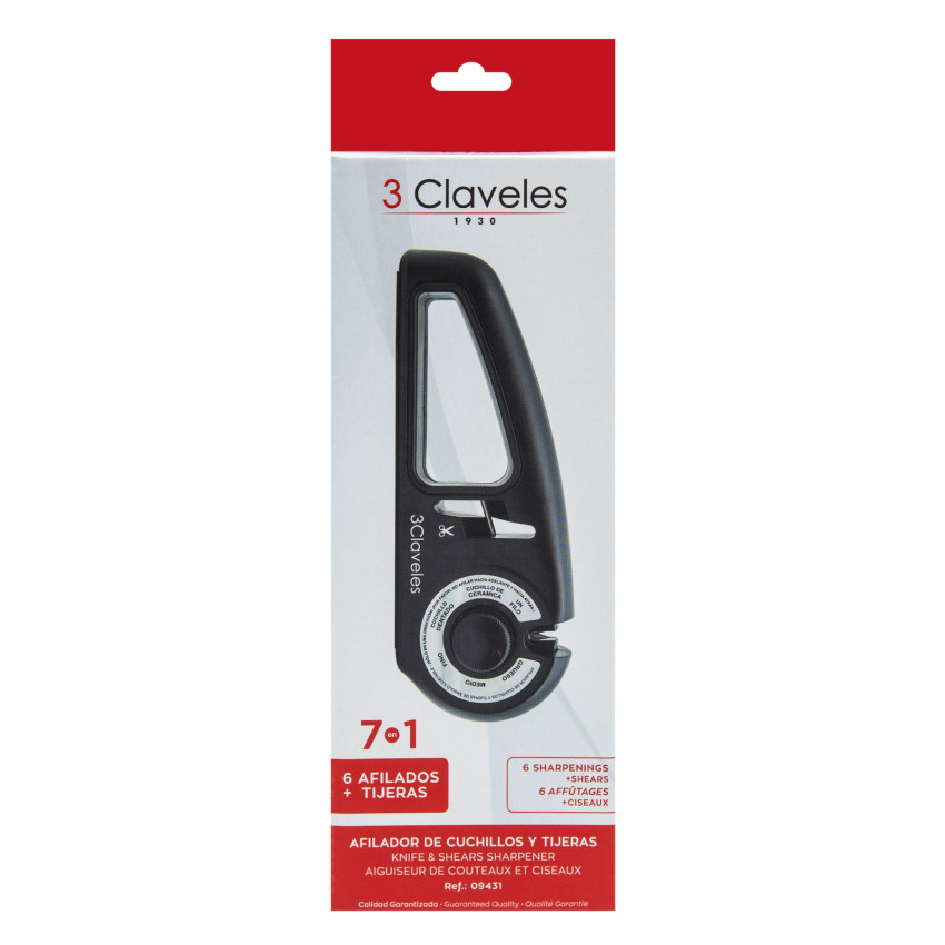 Afilador Cuchillos y Tijeras 7en1