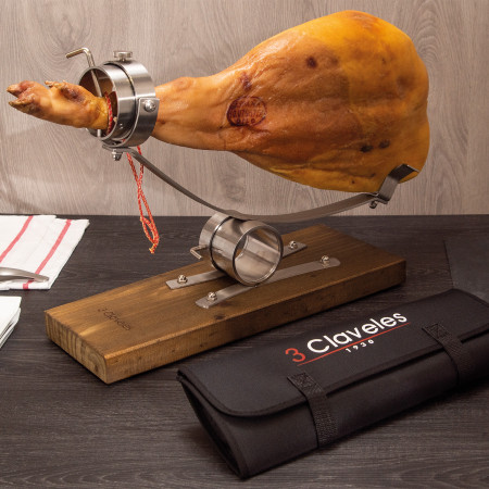 Pack soporte jamonero 01748 + estuche jamón 01702