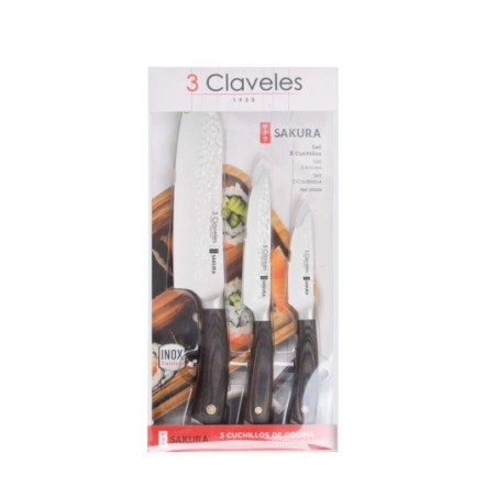 Set 3 Sakura Knives