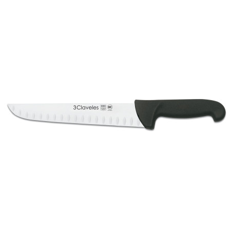 Proflex Hollow Edge Butcher Knife black