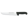 Cuchillo Carnicero Alveolado negro