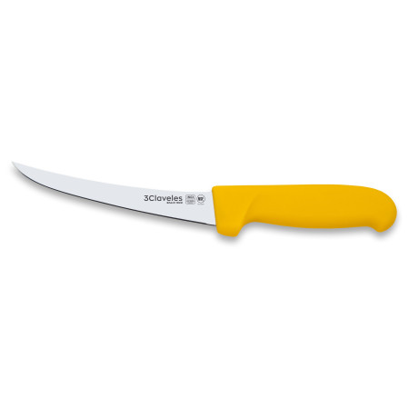 PP-TPR Curve Boning Knife yellow