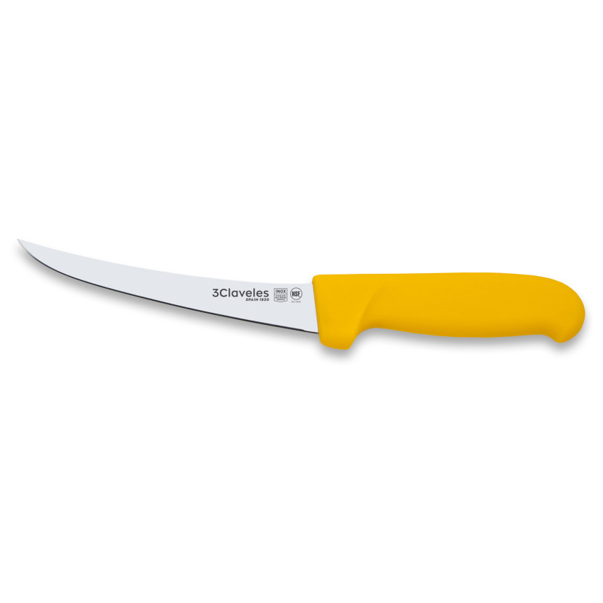 Cuchillo Deshuesar Curvo amarillo