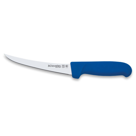 PP-TPR Curve Boning Knife blue