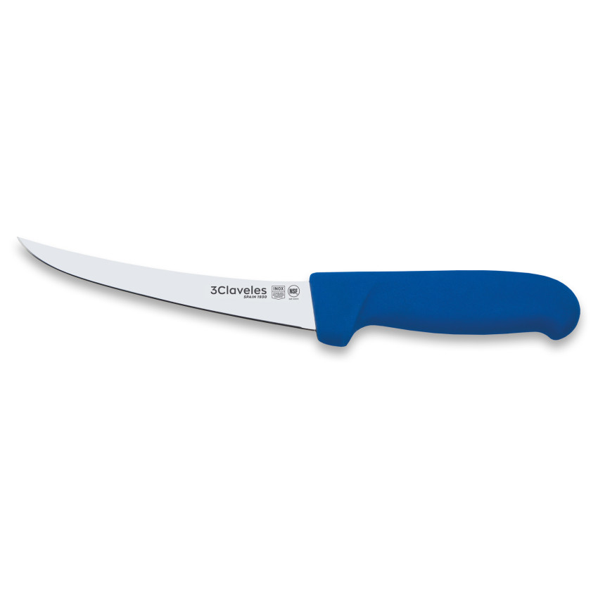 Cuchillo Deshuesar Curvo azul