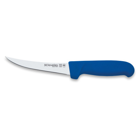 PP-TPR Curve Boning Knife blue
