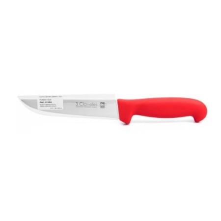 Wide Boning Knife red