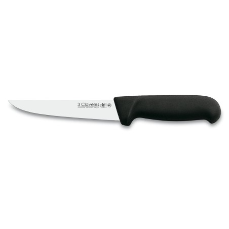 Wide Boning Knife black