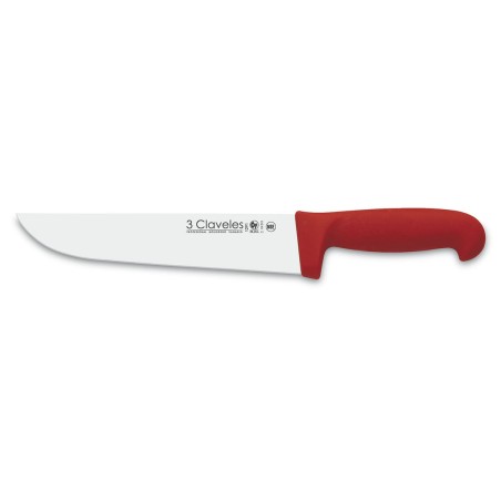 Couteau de Boucher rouge