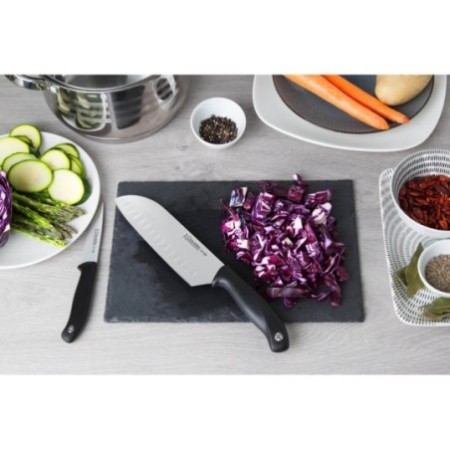 Evo Hollow Edge Santoku Knife