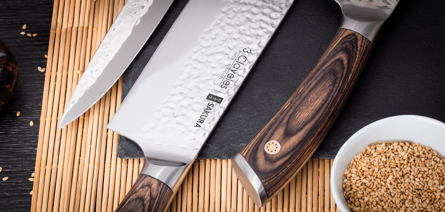 3 Claveles Sakura knives