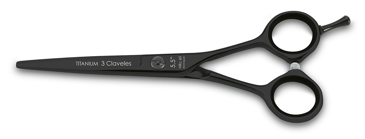 Haidressing scissors Titanium 3 Claveles