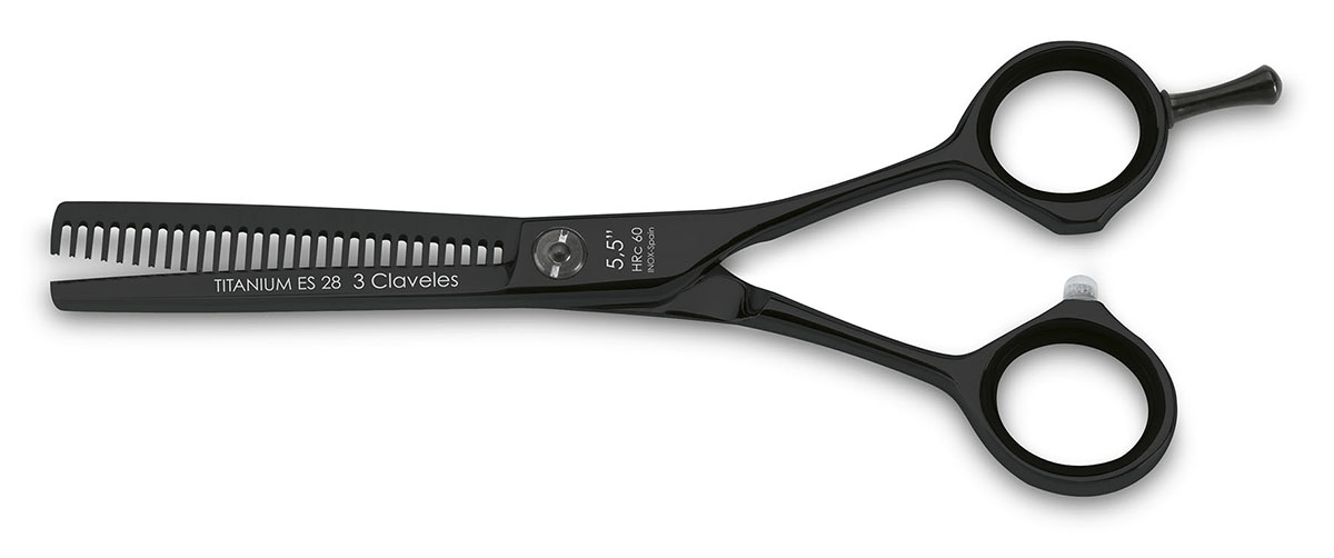 Hairdressing scissors Titanium 3 Claveles