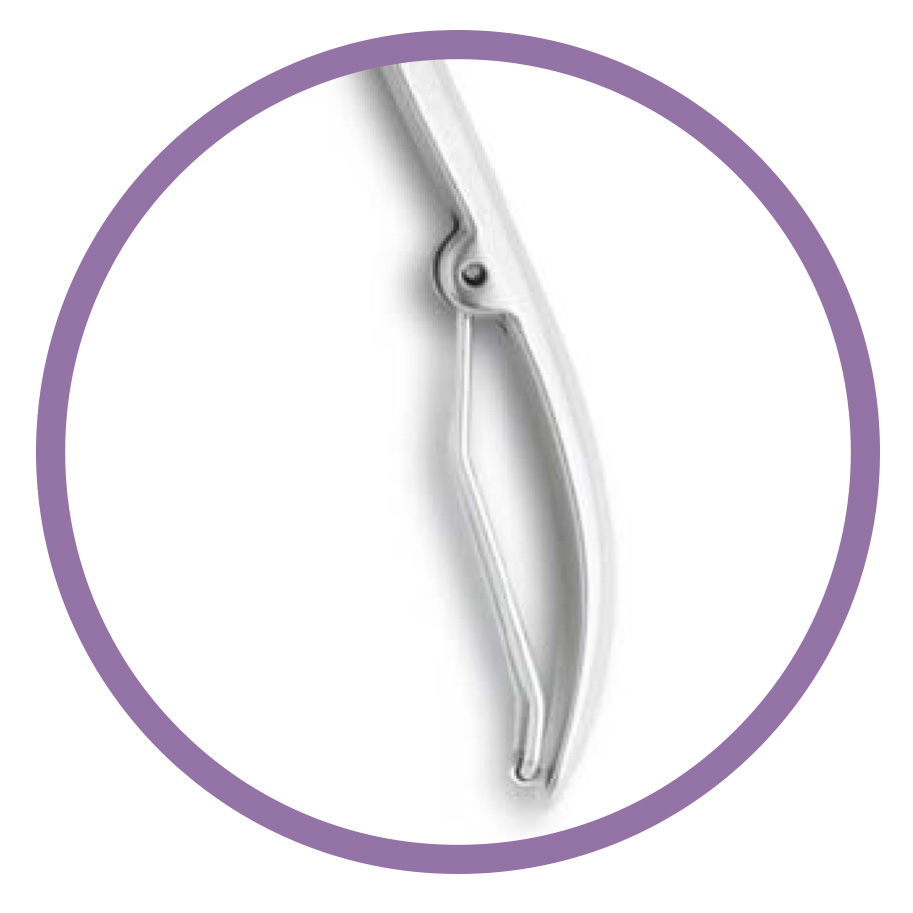 Muelle Alambre Simple con Roldana Abatible